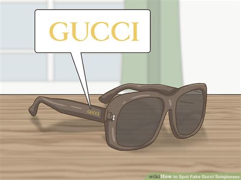 how to spot fake gucci sunglasses with pictures wikihow|how to authenticate gucci sunglasses.